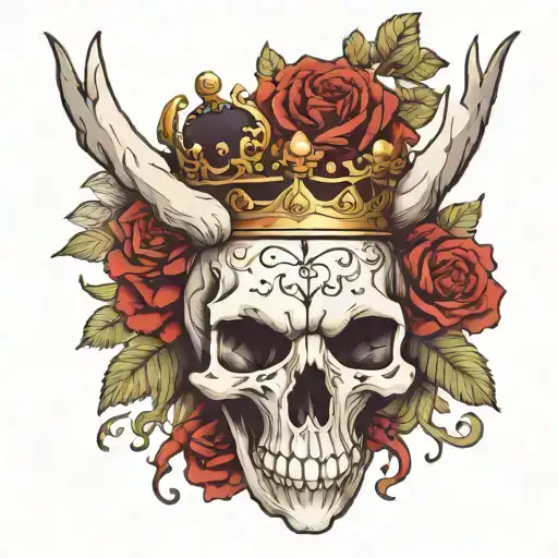Crown Animal Skull