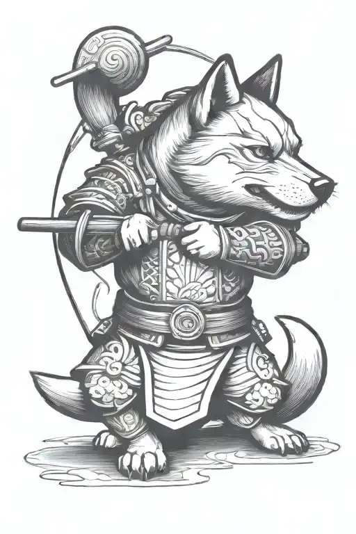 Samurai Shiba Inu