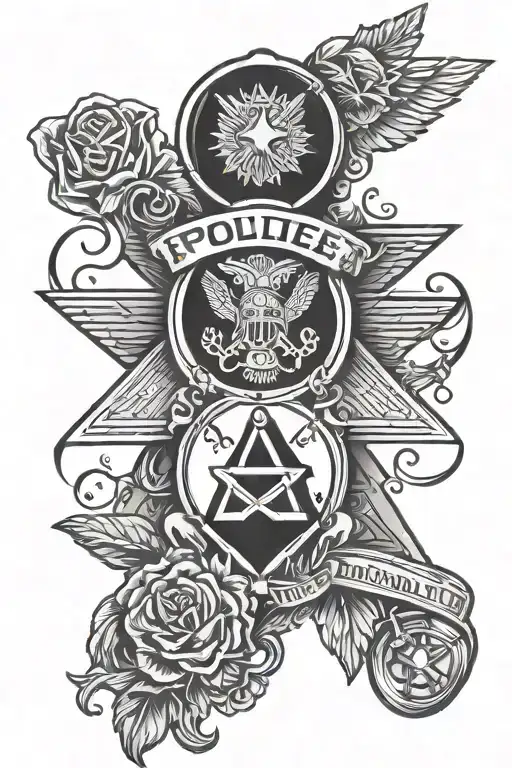 Police And Free Masonry Symbols