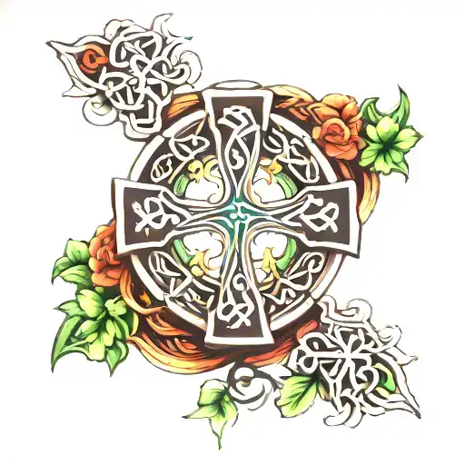 Family Irish Celtic Cross