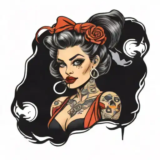 Pin Up Girl Halloween