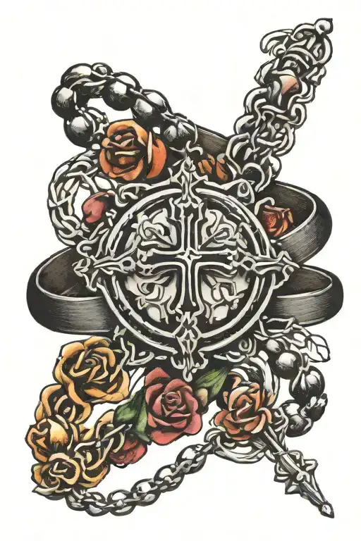 Rosary On Wrist Band