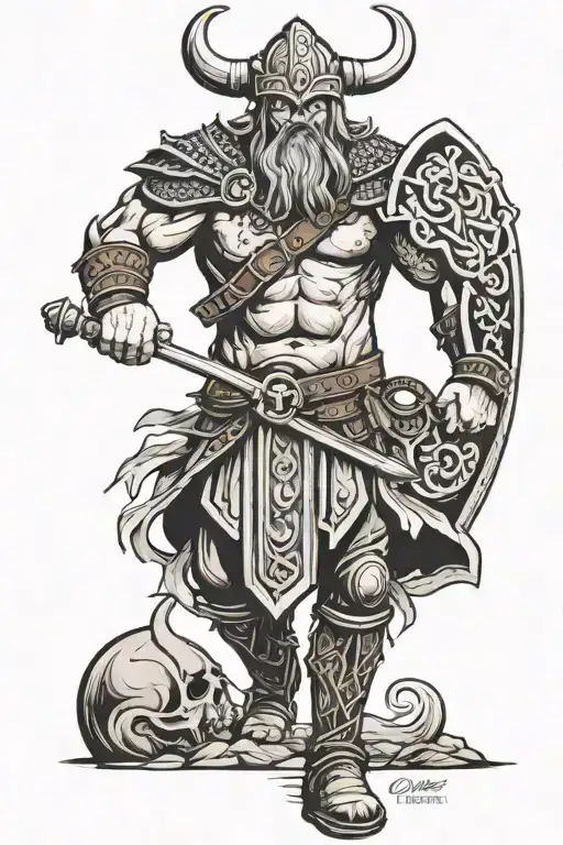 Viking Warrior Standing