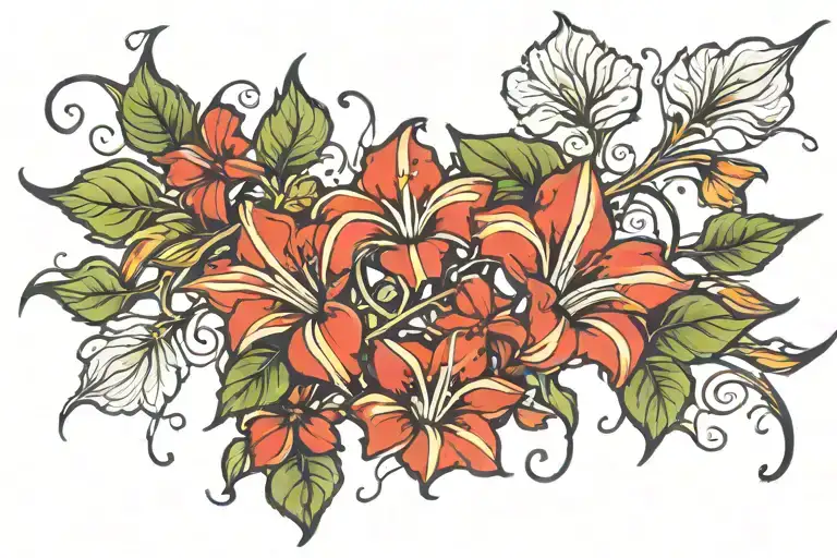 Bloody Morning Glory Vine