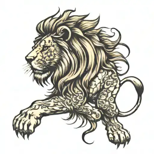 Lion On Arm