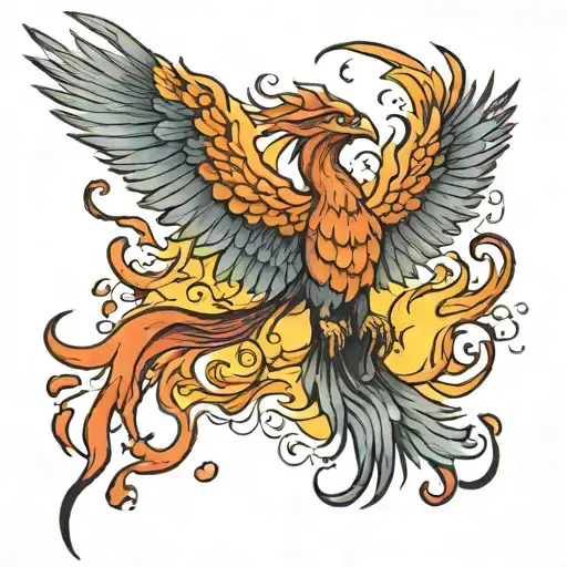 Phoenix Rising From The Ashes