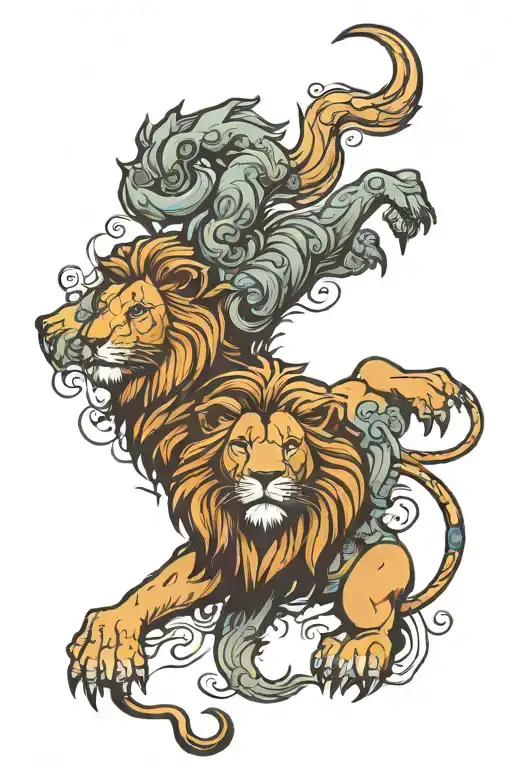 Lion And Perserverance