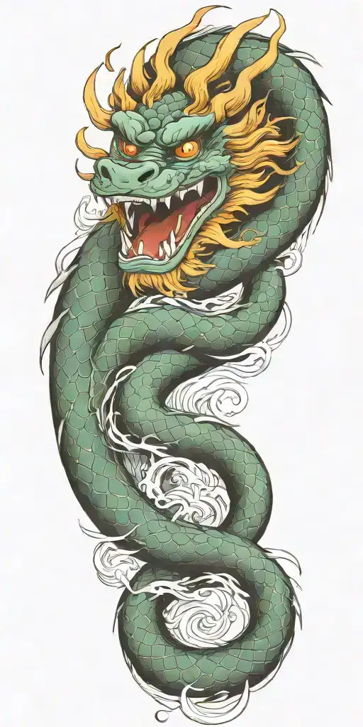 Chinese Dragon Wrapped