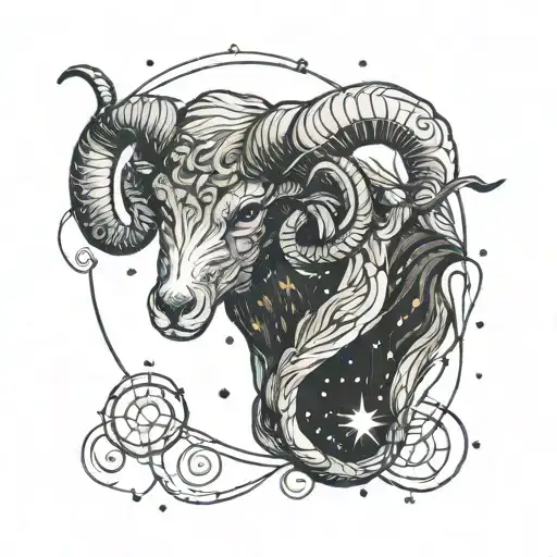 Aries Constellation Intertwined
