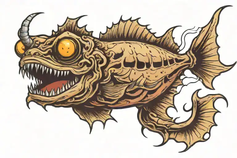 Scary Angler Fish