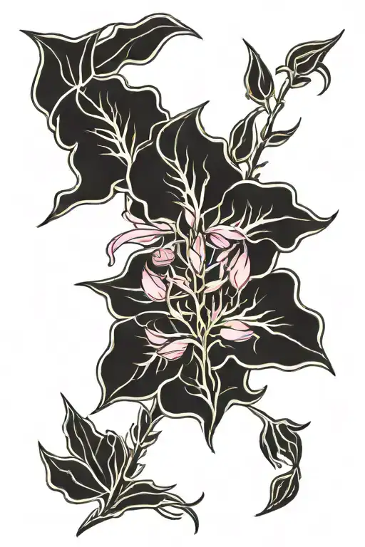 Abstract Fireweed Flower