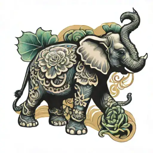 Elephant And Turtle