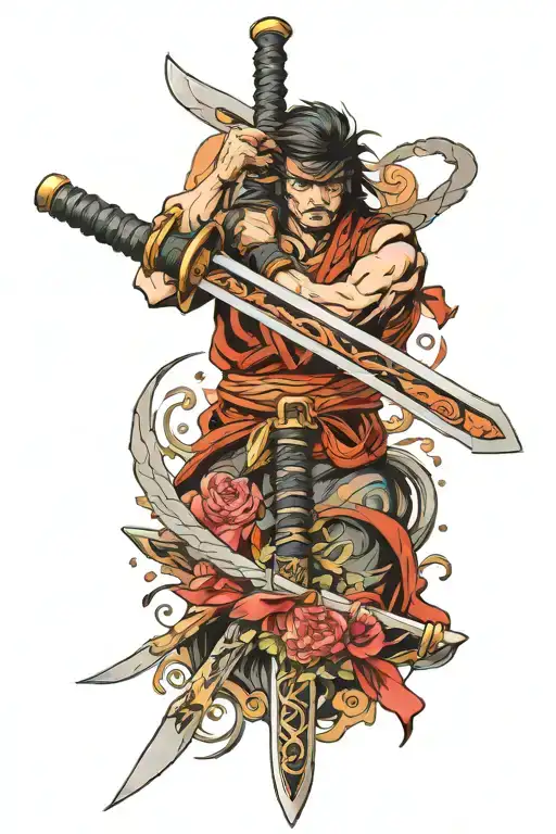 Katana Sword Wrapped