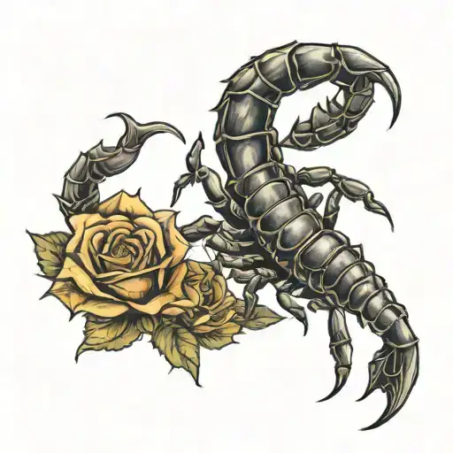 Scorpion And Rose