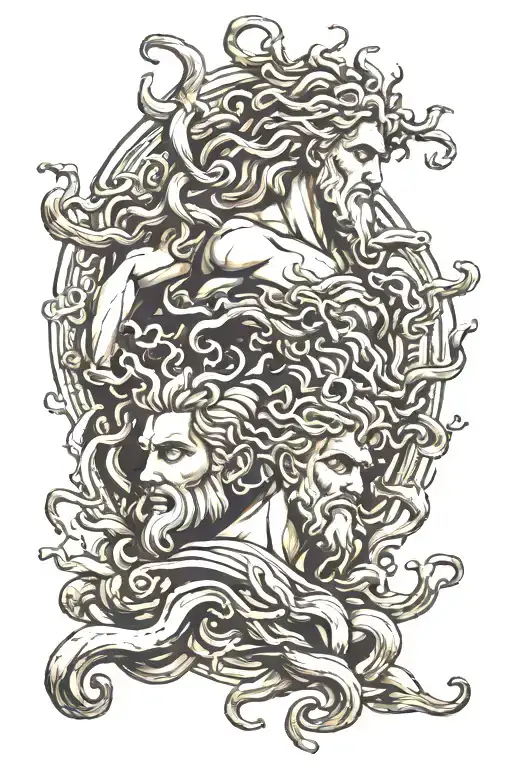 Zeus And Medusa