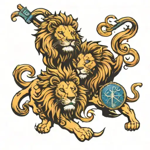 Lion And Gemini Sign