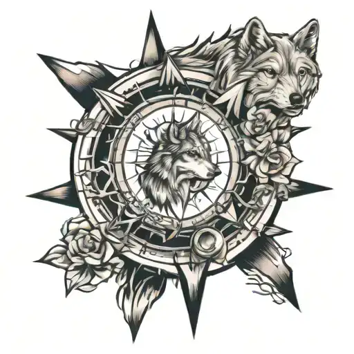 Declare Supreme Miracle Wolf Compass