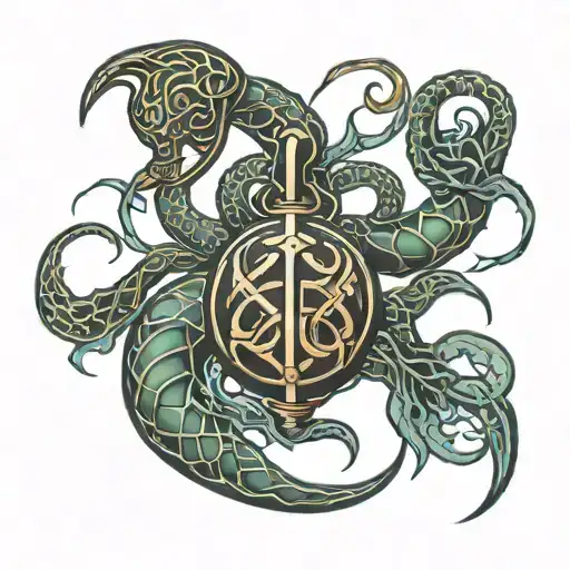 Celtic And Good Luck And Scorpion Sign