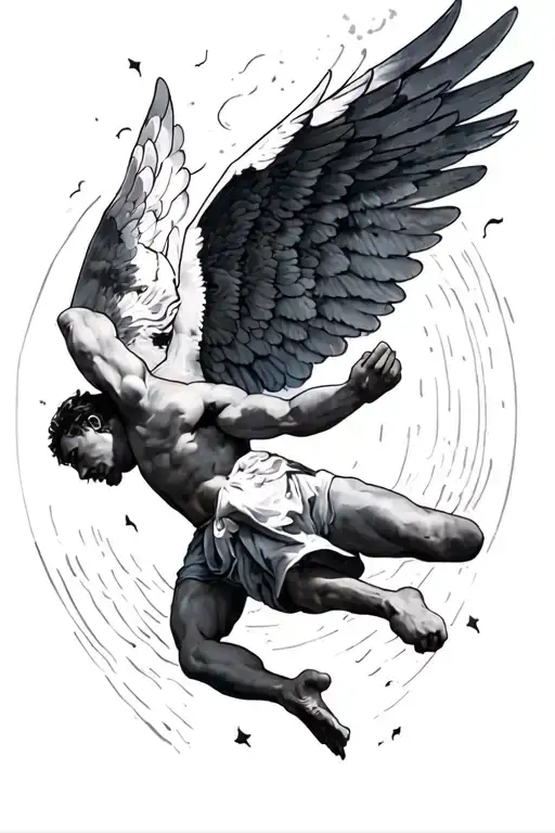 Icarus Falling From Sky