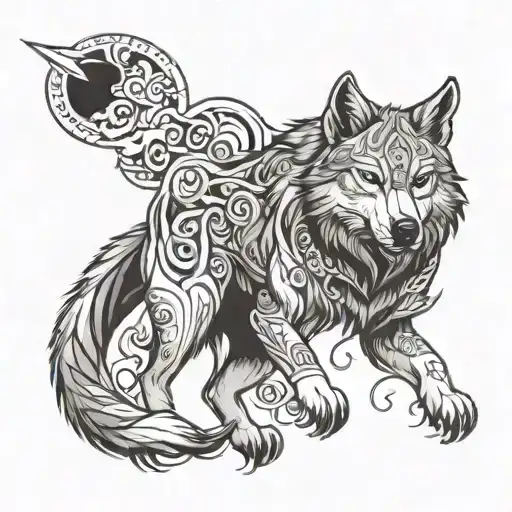 Wolf And Crescent