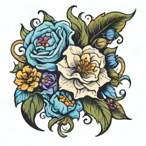 Bouquet Of Flowes According To Birth Months March June July September November December