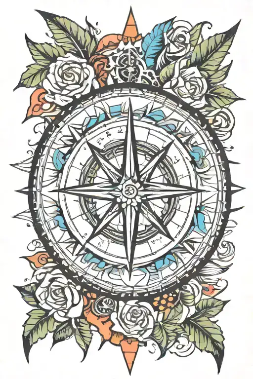 Colorful Compass