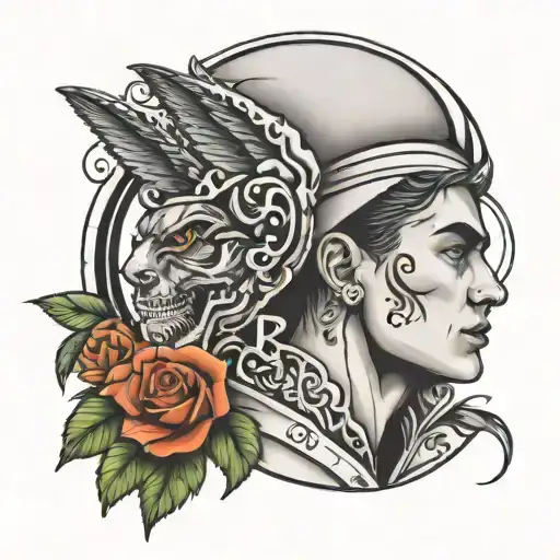 White Boy Gangster Tattoo Design Inspired