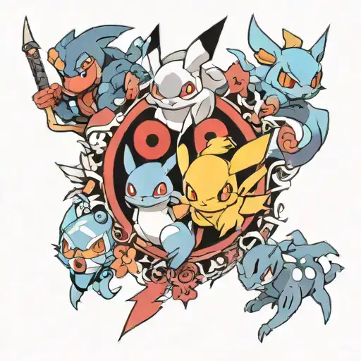 Pokemon And Akatsuki Members