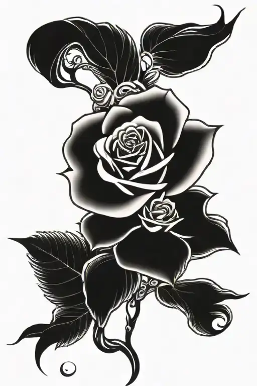 Rose Wrapped Around Arm