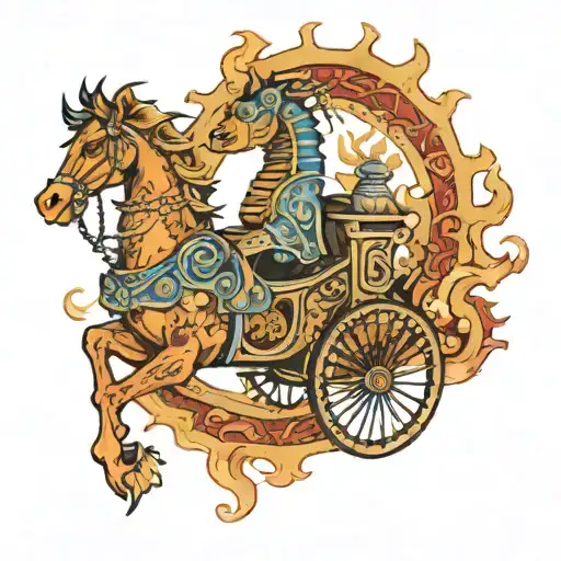 Sea Horse Chariot