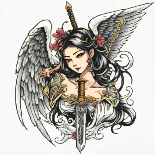 Angel Sword Japan Girl
