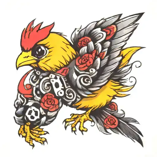 Punk Rock Baby Chick