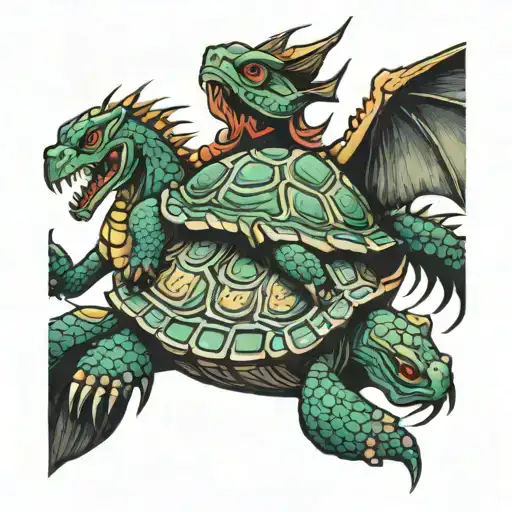 The Turtle And The Three-headed Dragon