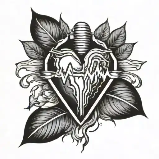 Heartbeat Line With Dob