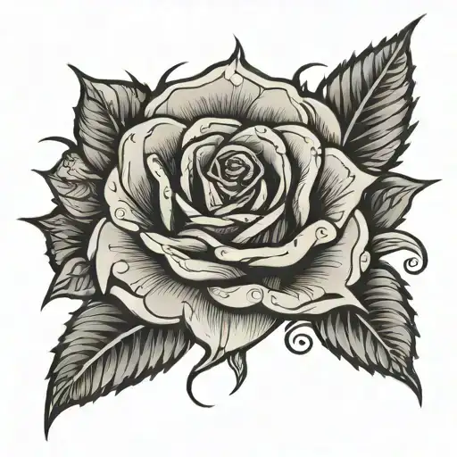 Rose Sun Freedom Sign