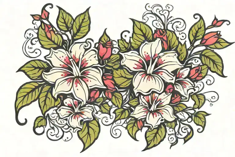 Bloody Morning Glory Vine