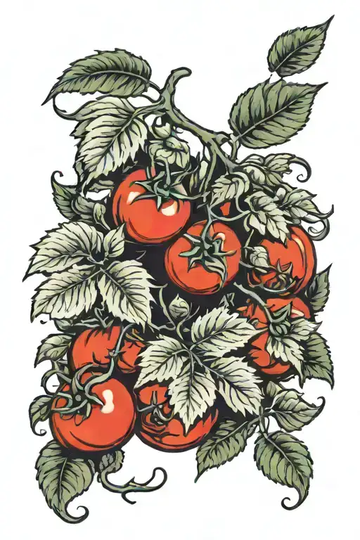 Tomatoes On The Vine