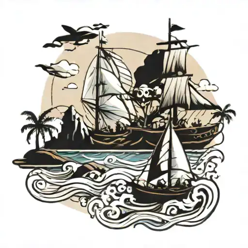 Adventure And Ocean And Island