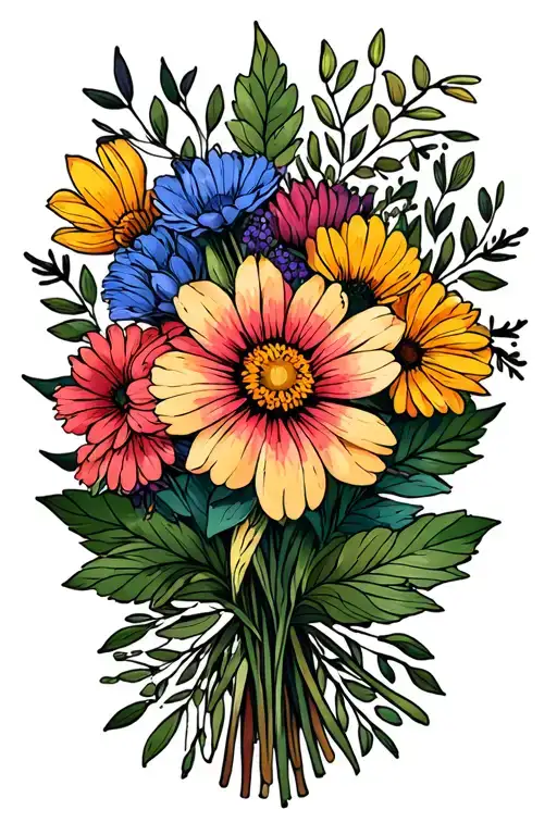 October Birth Flower Bouquet