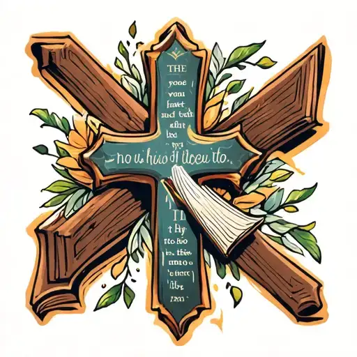 Cross With Bible Verse