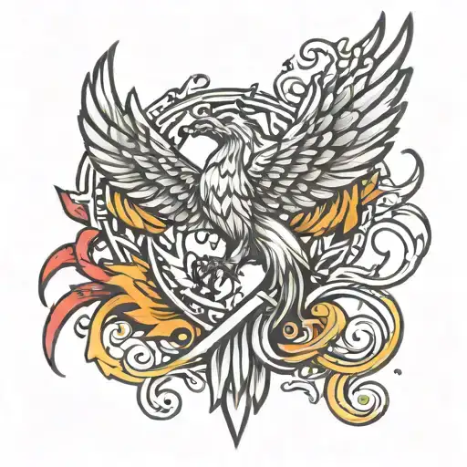 Illenium Phoenix Emblem Combining Symbols