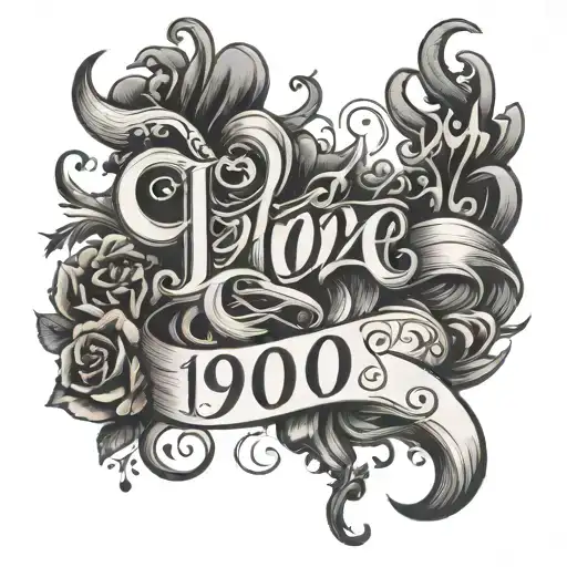 1907 Lettering