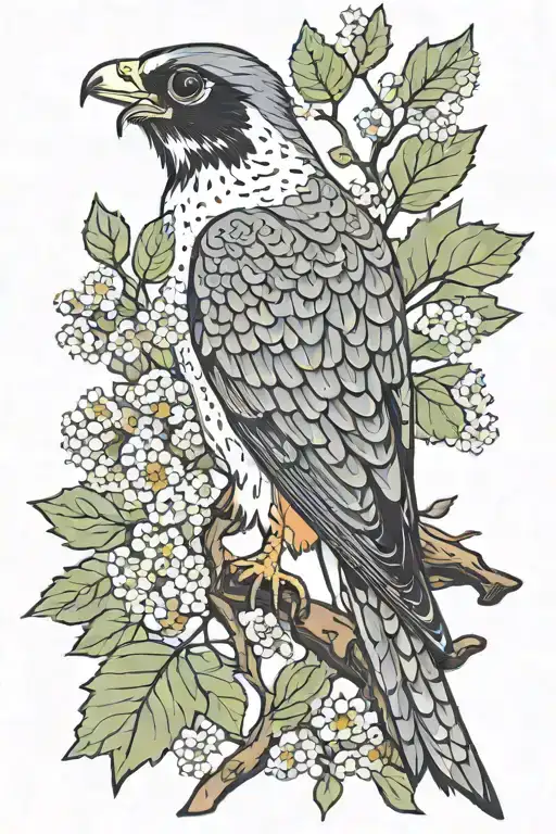 Plane Tree Peregrine Bird