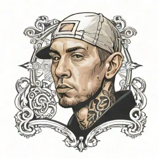 Eminem Face Portrait