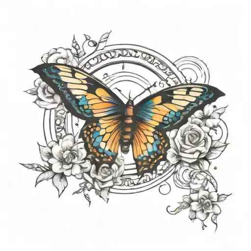 Butterfly's Flying To The Sun Aesthetic Arm Band