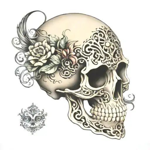 Filigree Skull