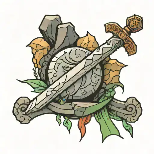 Sword Stuck In A Stone