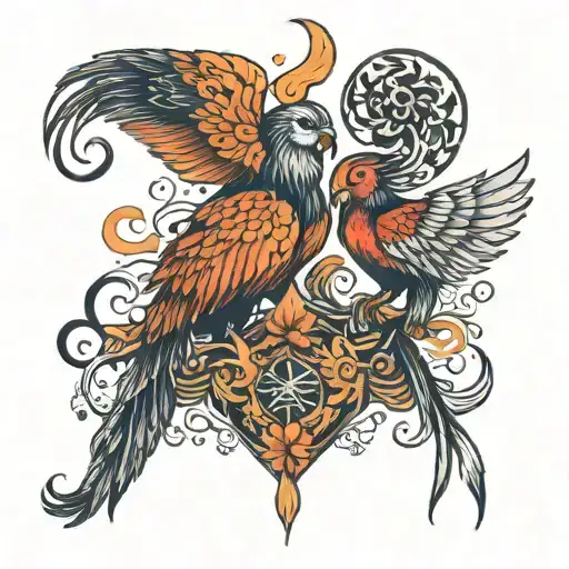 Phoenix And Aries Zodiac Sign