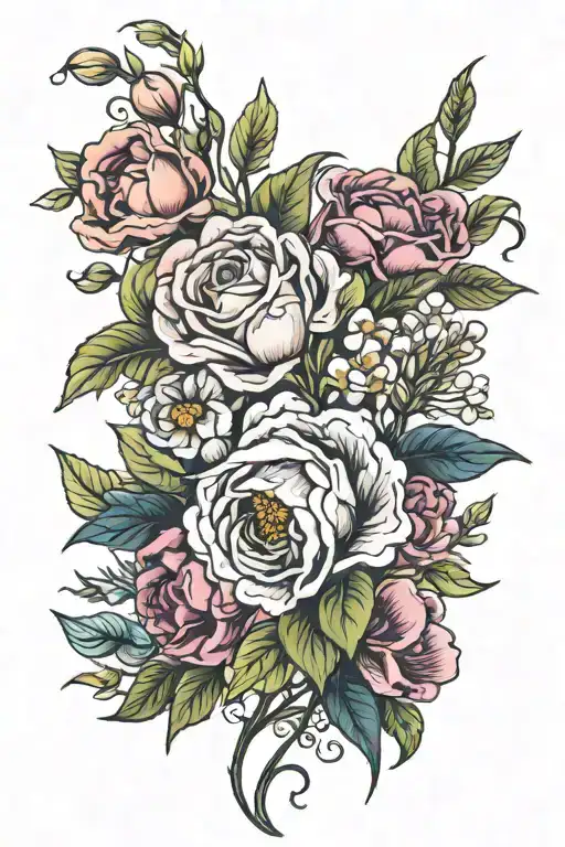 Birth Flower Bouquet