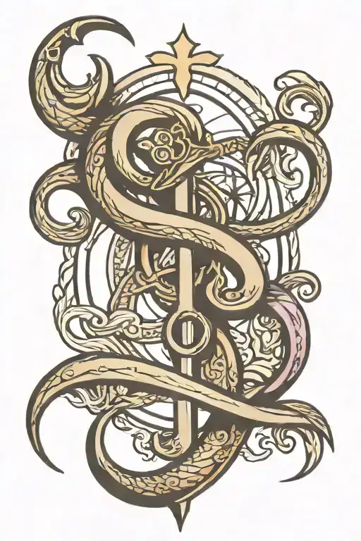 Fishing Hook And Infinity Sign